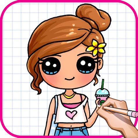 cute people drawings|cute simple drawings step by.